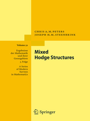 cover image of Mixed Hodge Structures